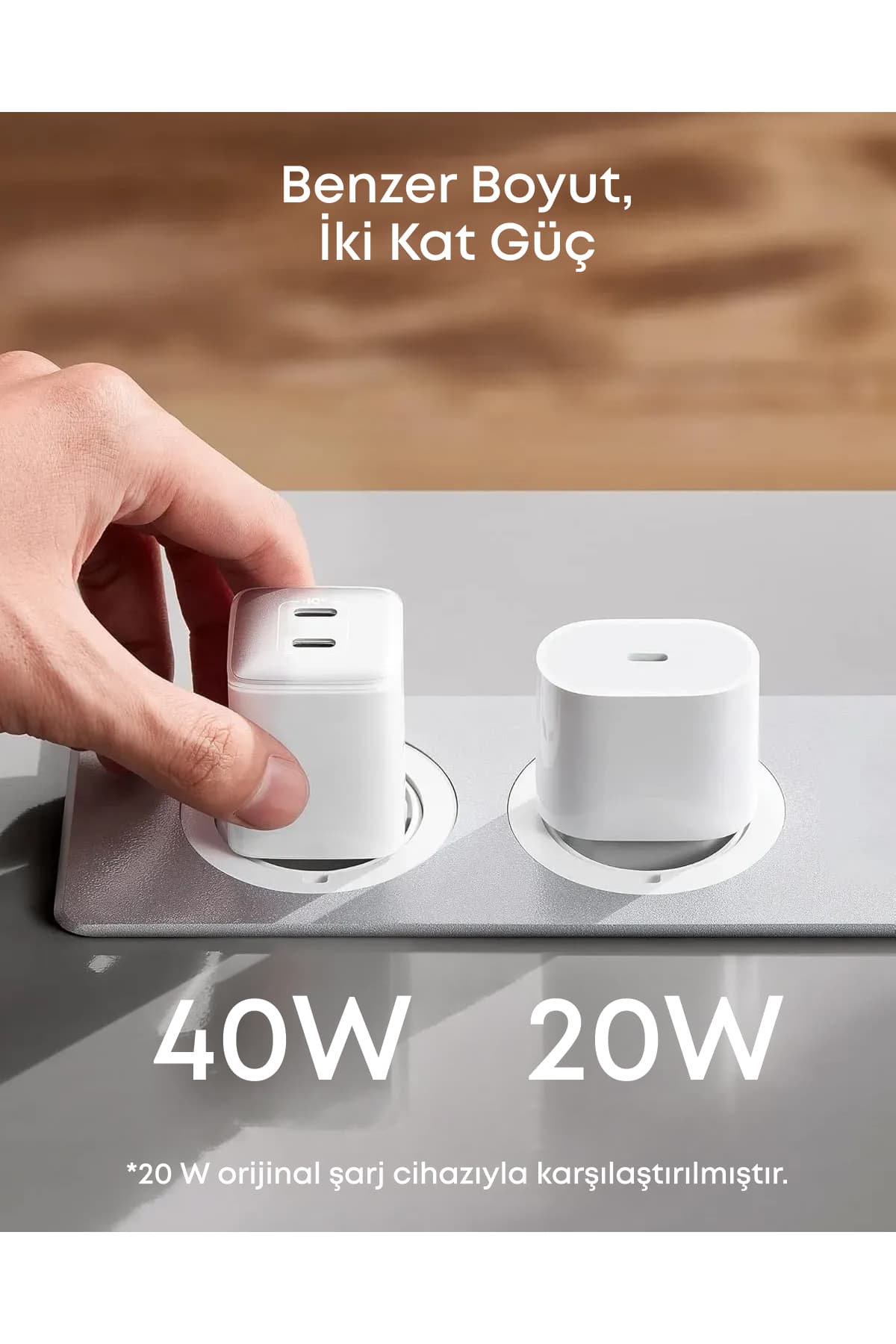 شارژر Anker Nano 521 با توان 40W، PIQ 3.0، دو درگاه USB-C، سفید مدل A2038 شارژر Anker Nano 521 با توان 40W، PIQ 3.0، دو درگاه USB-C، سفید مدل A2038