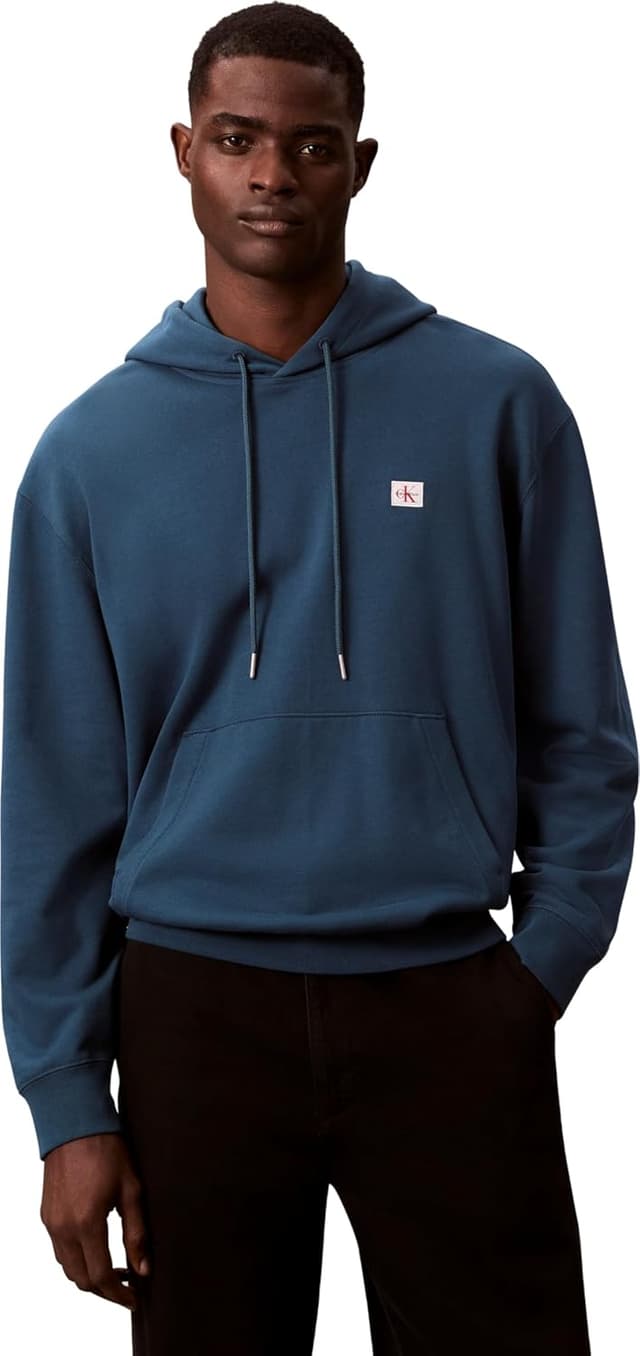 هودی مردانه Calvin Klein مدل LS EU 350TERRY BADGE هودی مردانه Calvin Klein مدل LS EU 350TERRY BADGE
