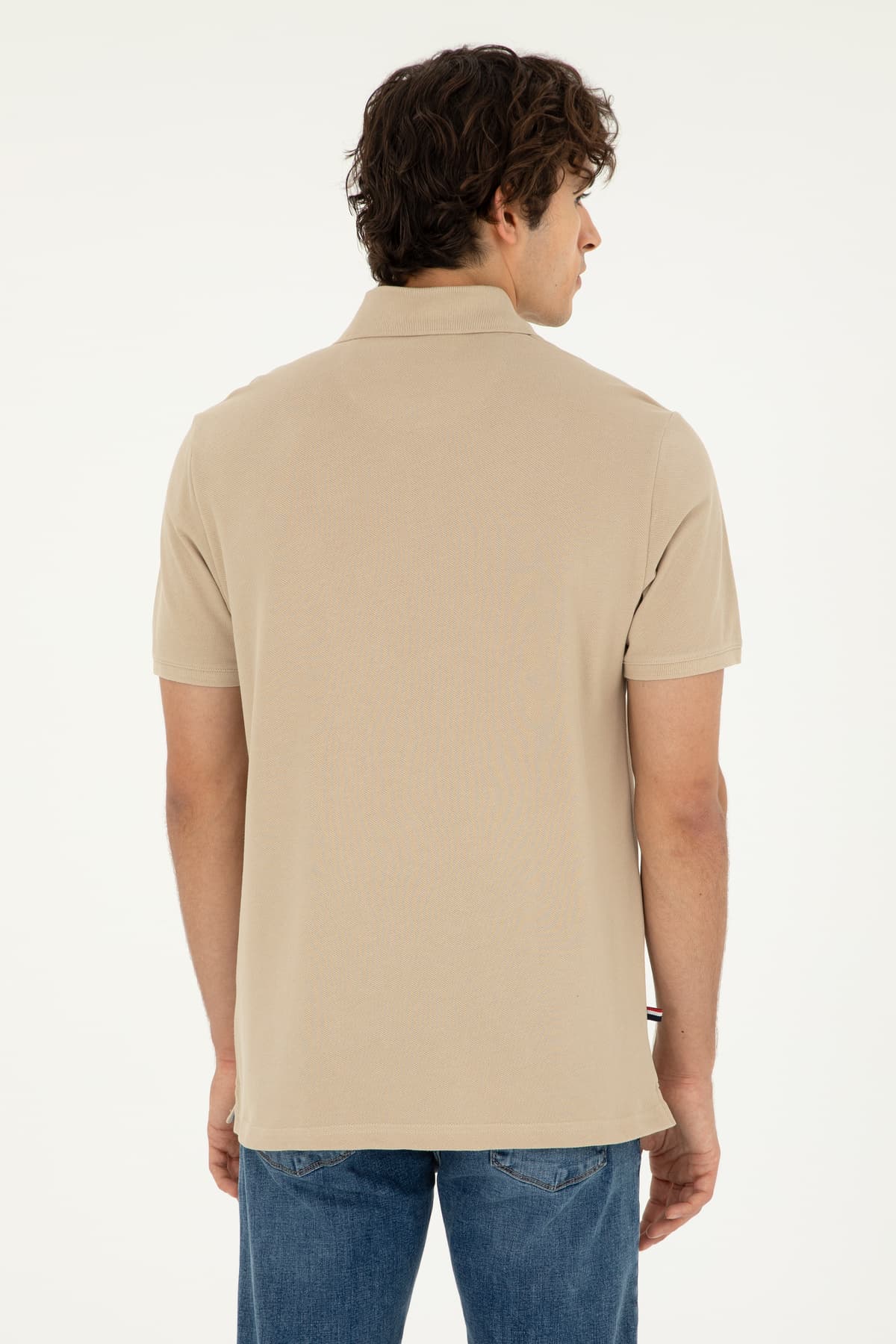 تیشرت مردانه U.S. Polo Assn. یقه پولو فیت معمولی خاکی روشن مدل 50279611-VR183 تیشرت مردانه U.S. Polo Assn. یقه پولو فیت معمولی خاکی روشن مدل 50279611-VR183