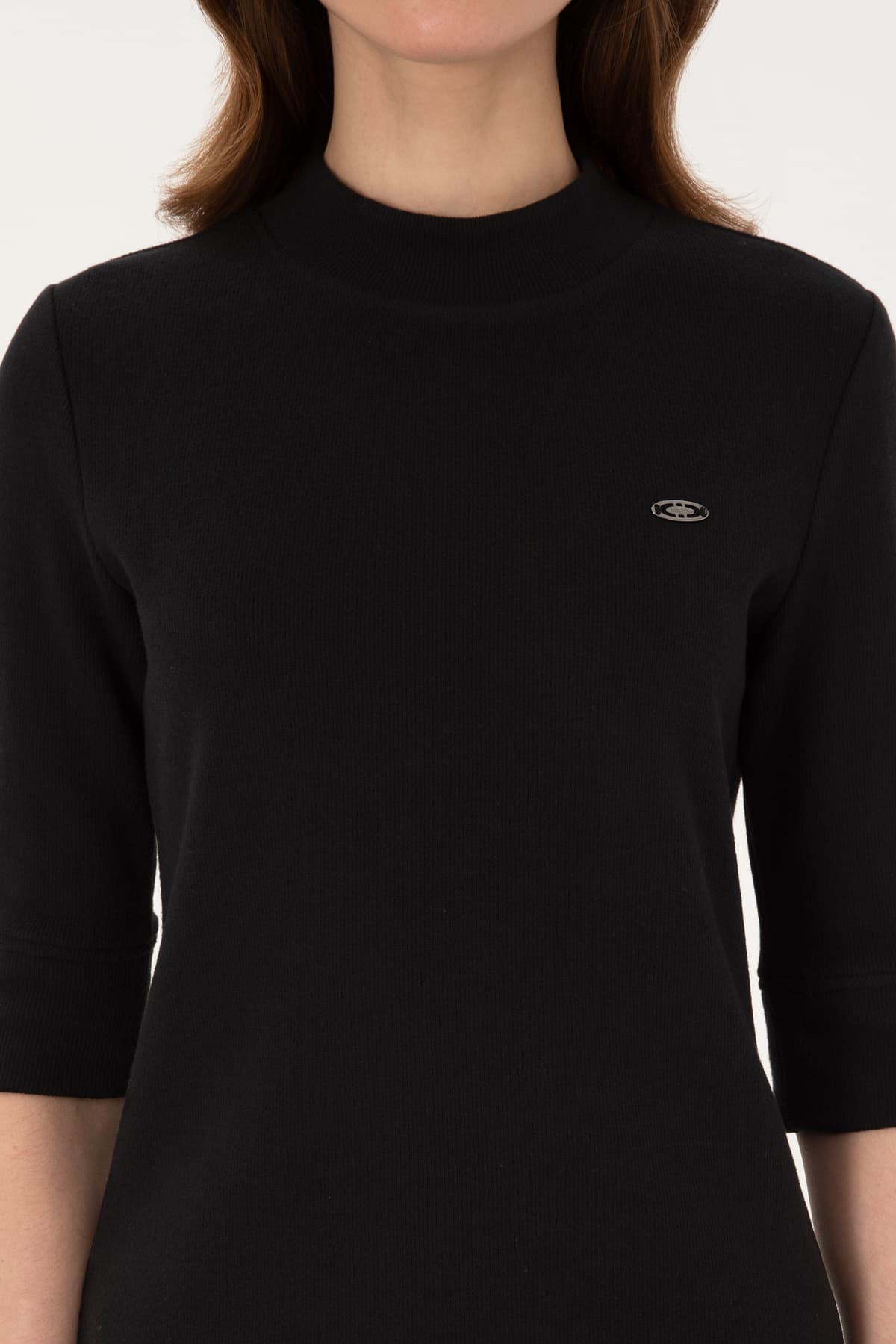 سوئیشرت زنانه U.S. Polo Assn. مشکی با یقه ماهیگیری دکمهدار مدل 50314156-VR046 سوئیشرت زنانه U.S. Polo Assn. مشکی با یقه ماهیگیری دکمهدار مدل 50314156-VR046