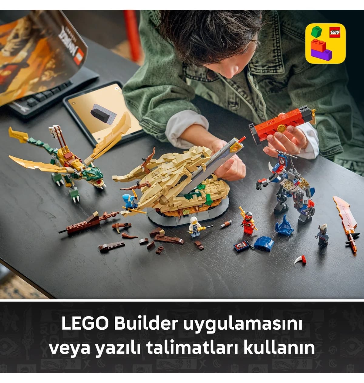 لگو NINJAGO نبرد شمشیر اژدها ۱۰۱۶ قطعهای مدل 71871 لگو NINJAGO نبرد شمشیر اژدها ۱۰۱۶ قطعهای مدل 71871