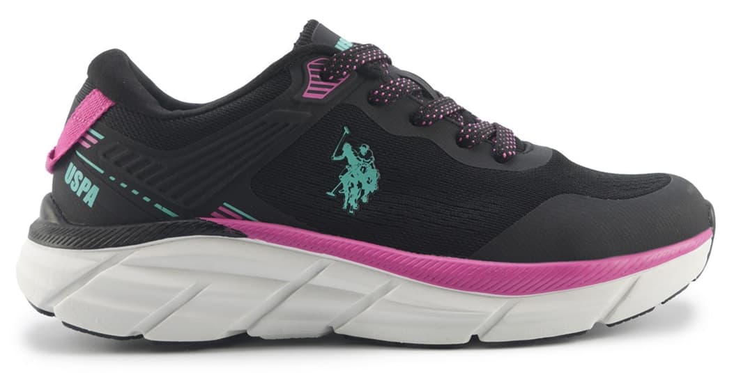 کفش دویدن زنانه U.S. Polo Assn. سیاه مدل SALDONA WMN 5FX کفش دویدن زنانه U.S. Polo Assn. سیاه مدل SALDONA WMN 5FX