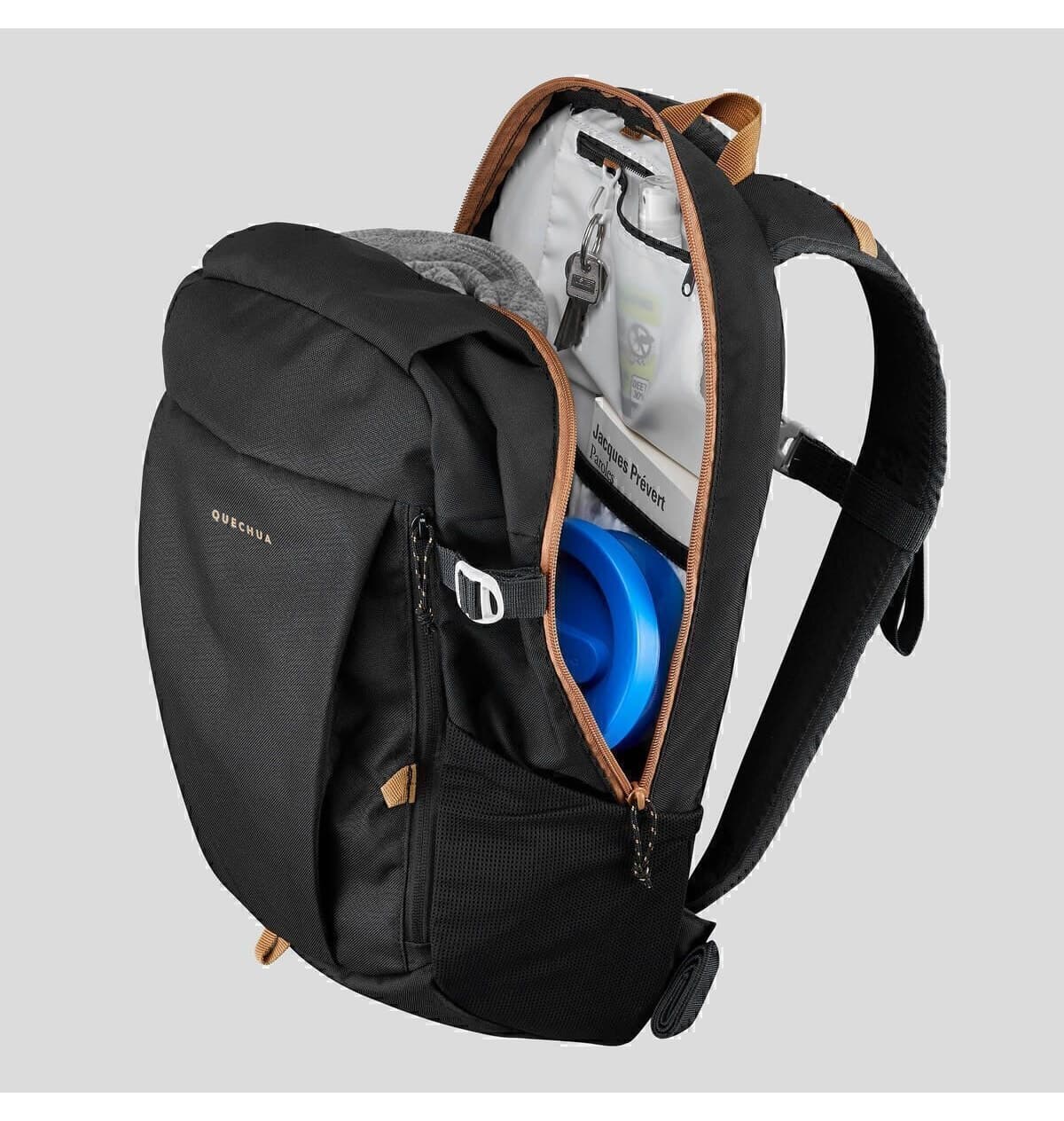 کولهپشتی زنانه Decathlon Quechua فضای باز 20 لیتری مشکی مدل NH 100 کولهپشتی زنانه Decathlon Quechua فضای باز 20 لیتری مشکی مدل NH 100