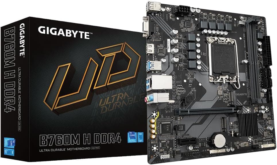 مادربرد GIGABYTE مدل B760 DS3H با سوکت LGA1700 و حافظه DDR4 ATX مادربرد GIGABYTE مدل B760 DS3H با سوکت LGA1700 و حافظه DDR4 ATX