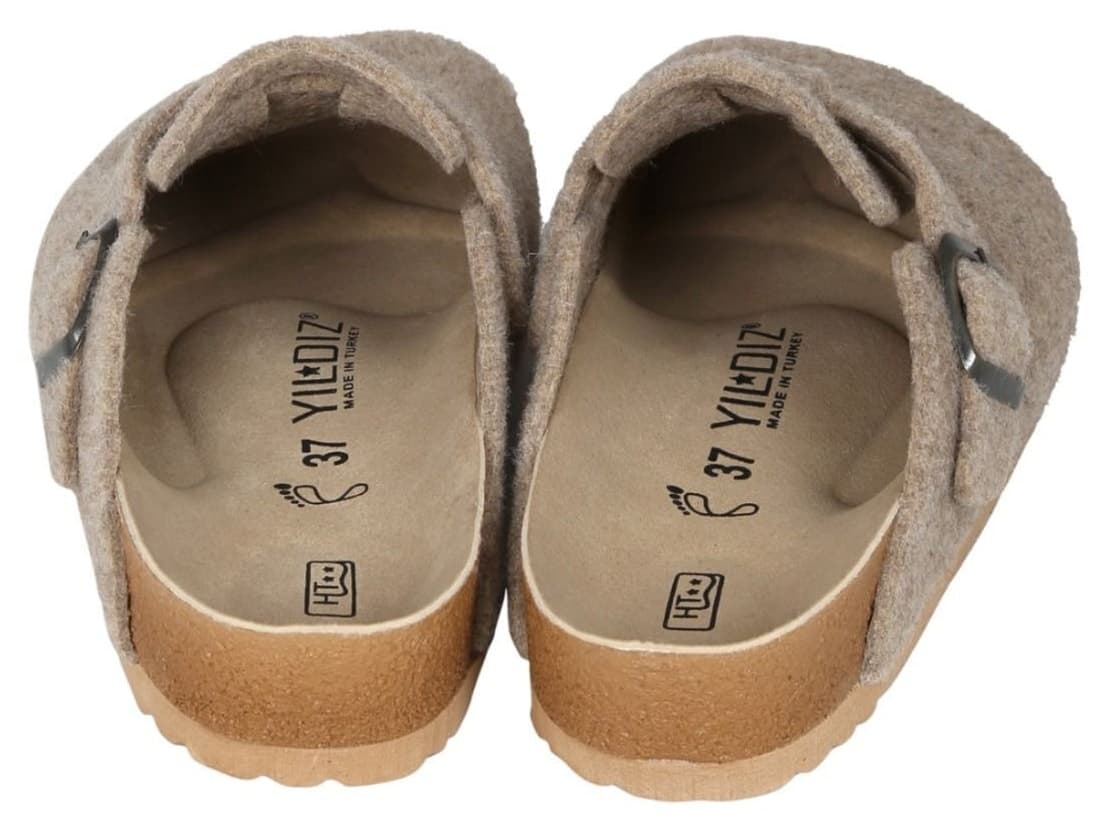 صابو خانگی یونیسکس YILDIZ SHOES وارداتی زمستانی جلوبسته ارتوپدی نمدی روزمره شتری صابو خانگی یونیسکس YILDIZ SHOES وارداتی زمستانی جلوبسته ارتوپدی نمدی روزمره شتری