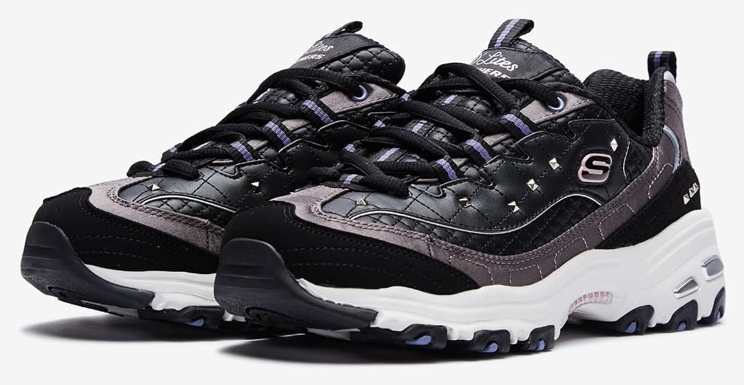کفش اسنیکرز زنانه Skechers مدل D'LİTES مشکی کفش اسنیکرز زنانه Skechers مدل D'LİTES مشکی