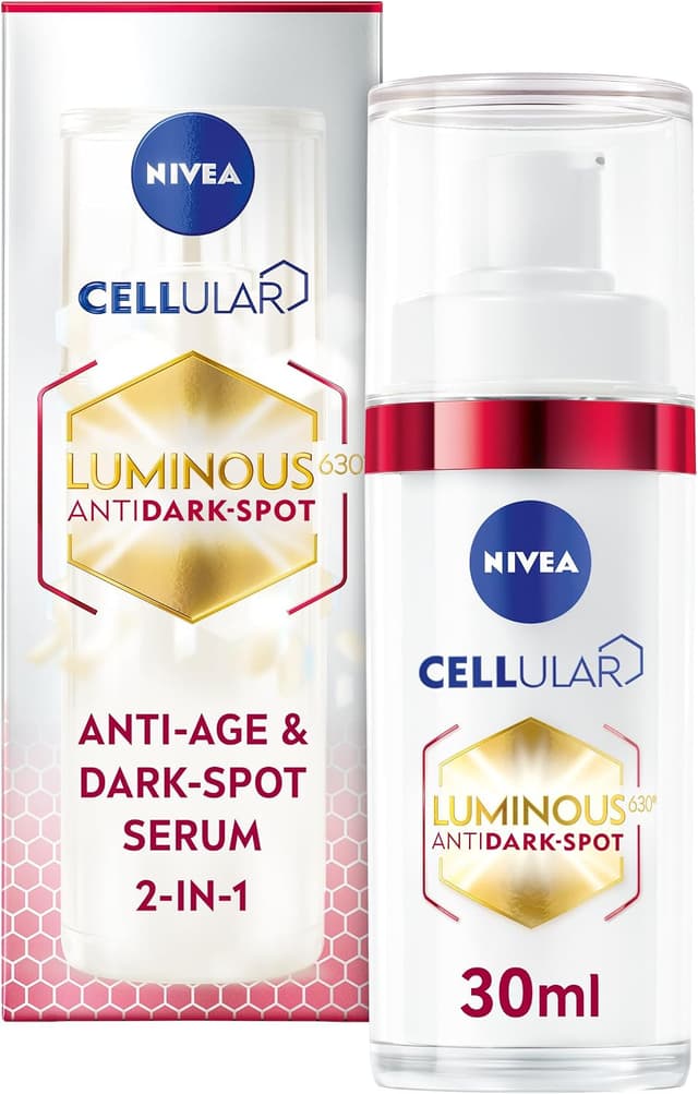 سرم ضد لک و ضد پیری NIVEA Luminous630 حاوی اسید هیالورونیک و تقویتکننده کلاژن 30 ml سرم ضد لک و ضد پیری NIVEA Luminous630 حاوی اسید هیالورونیک و تقویتکننده کلاژن 30 ml