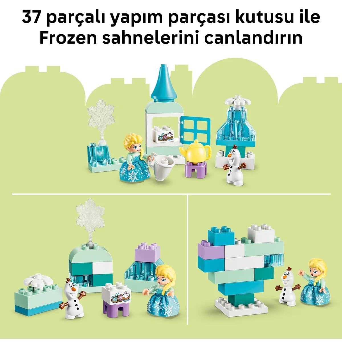 لگو DUPLO Elsa و Olaf کشور برفی مدل 10462 لگو DUPLO Elsa و Olaf کشور برفی مدل 10462
