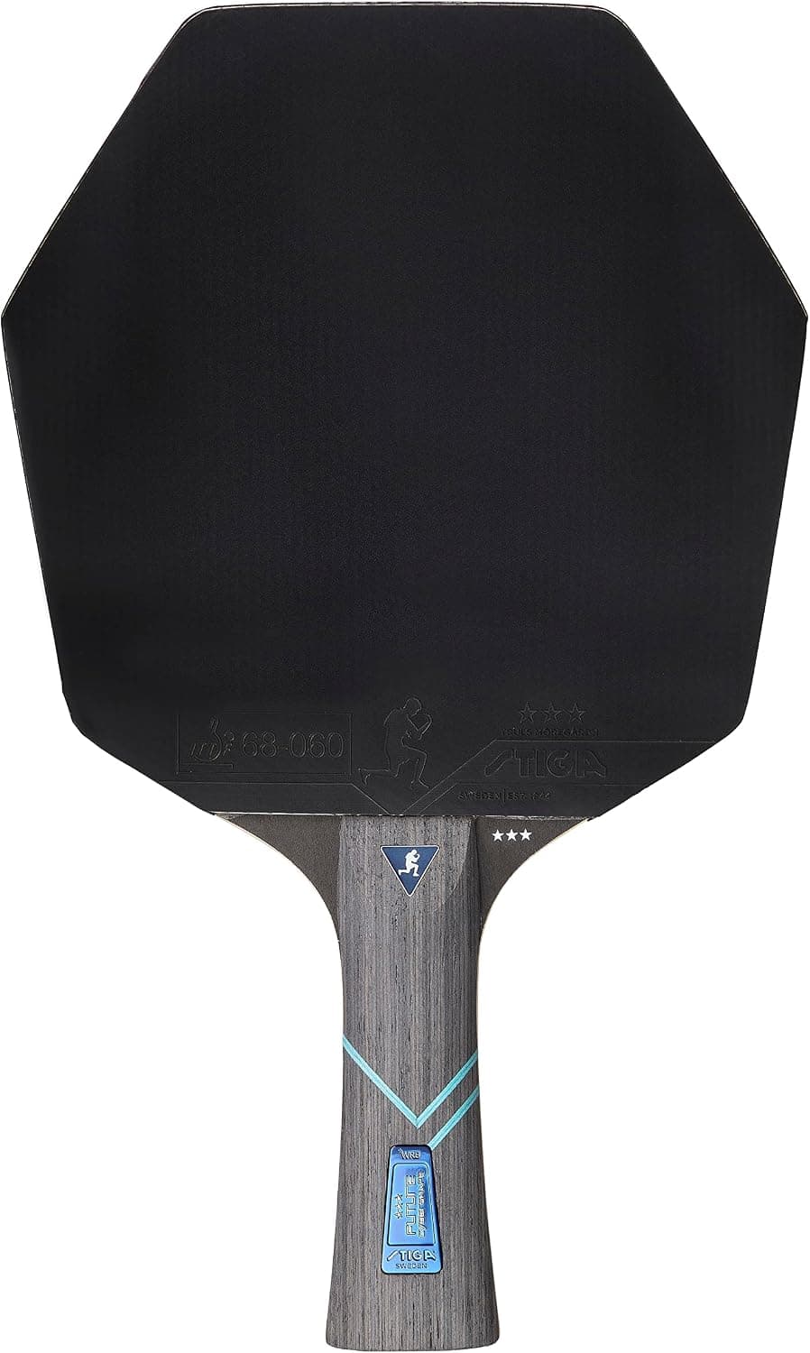 راکت پینگپنگ STIGA YONEX Cybershape سهستاره با طراحی ششضلعی راکت پینگپنگ STIGA YONEX Cybershape سهستاره با طراحی ششضلعی