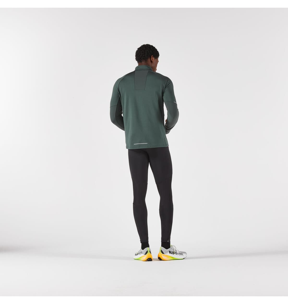 تیشرت دویدن مردانه Decathlon Kiprun آستین بلند خاکی مدل Run 500 Warm تیشرت دویدن مردانه Decathlon Kiprun آستین بلند خاکی مدل Run 500 Warm