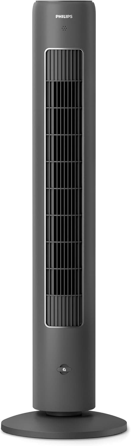 پنکه برجی PHILIPS سری 5000 خاکستری تیره با ریموت مدل CX5535/11 پنکه برجی PHILIPS سری 5000 خاکستری تیره با ریموت مدل CX5535/11