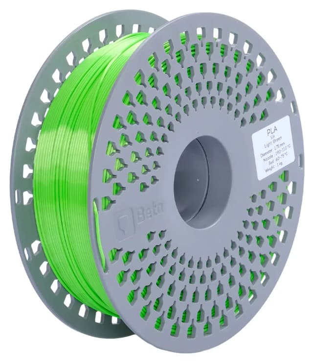 فیلامنت Beta Filament مدل PLA-Silk سبز روشن فیلامنت Beta Filament مدل PLA-Silk سبز روشن