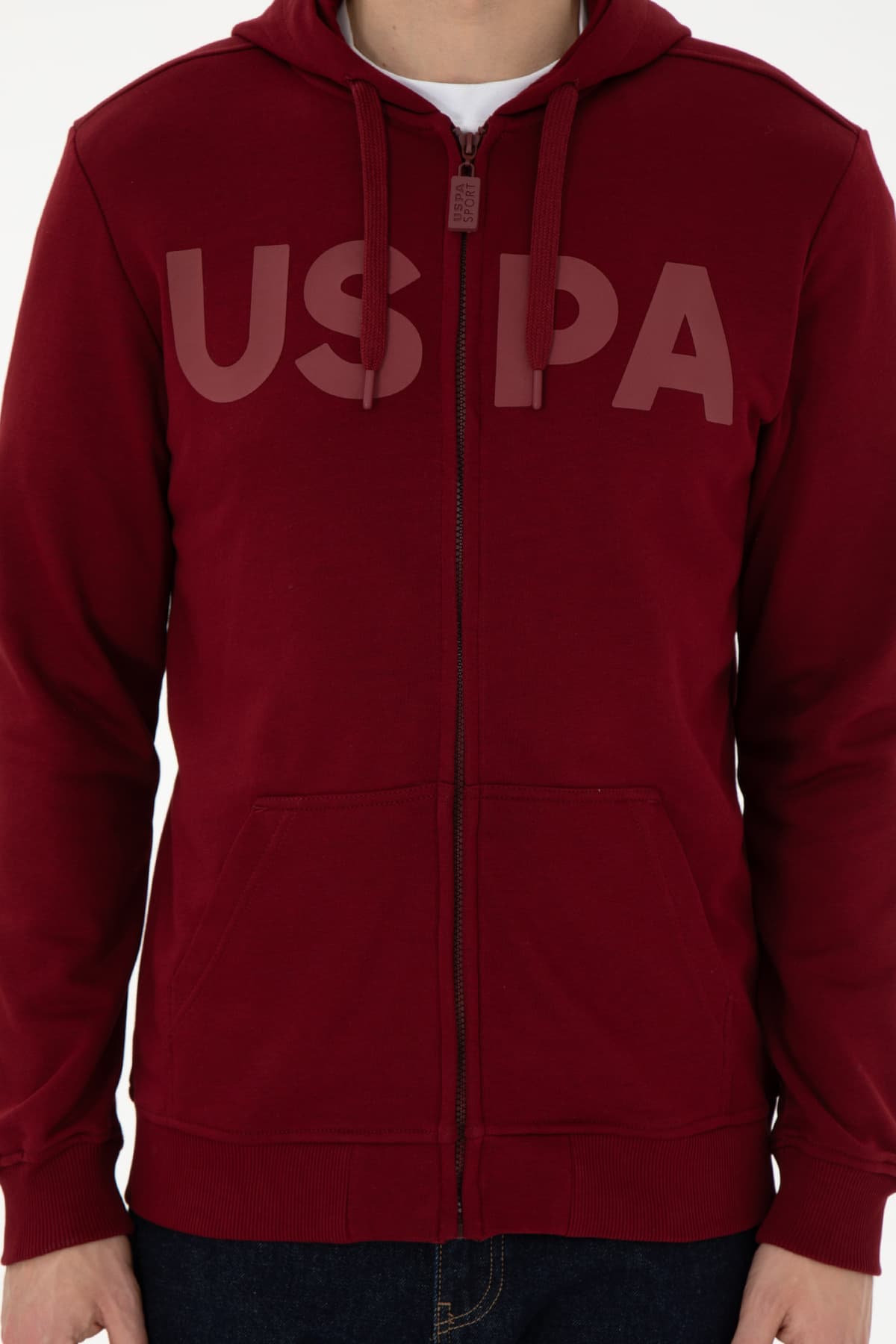کاردیگان بافتنی مردانه U.S. Polo Assn. بوردو مدل 50289029-VR014 کاردیگان بافتنی مردانه U.S. Polo Assn. بوردو مدل 50289029-VR014