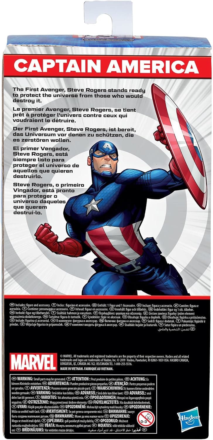 اکشن فیگور Hasbro کلاسیک CAPTAIN AMERIKA 25 cm MARVEL مدل E5579 اکشن فیگور Hasbro کلاسیک CAPTAIN AMERIKA 25 cm MARVEL مدل E5579