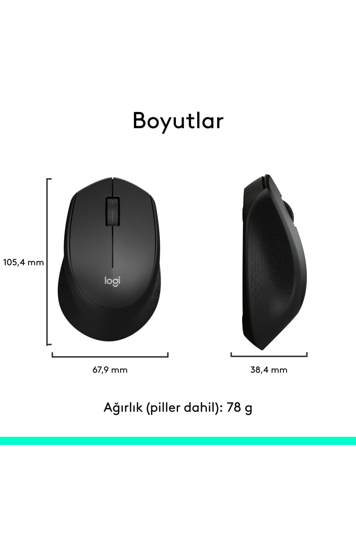 موس بیسیم اپتیکال راحت logitech مشکی مدل M280 910-004287 موس بیسیم اپتیکال راحت logitech مشکی مدل M280 910-004287