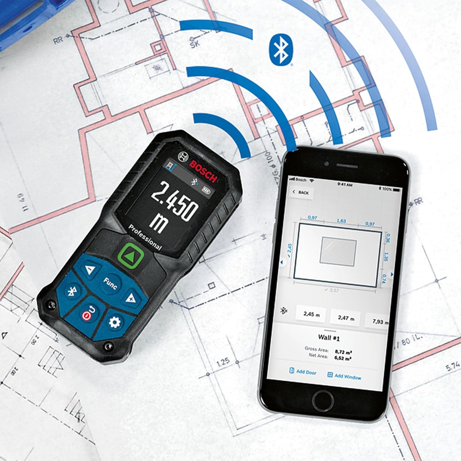 فاصلهیاب لیزری Bosch Professional مدل GLM فاصلهیاب لیزری Bosch Professional مدل GLM