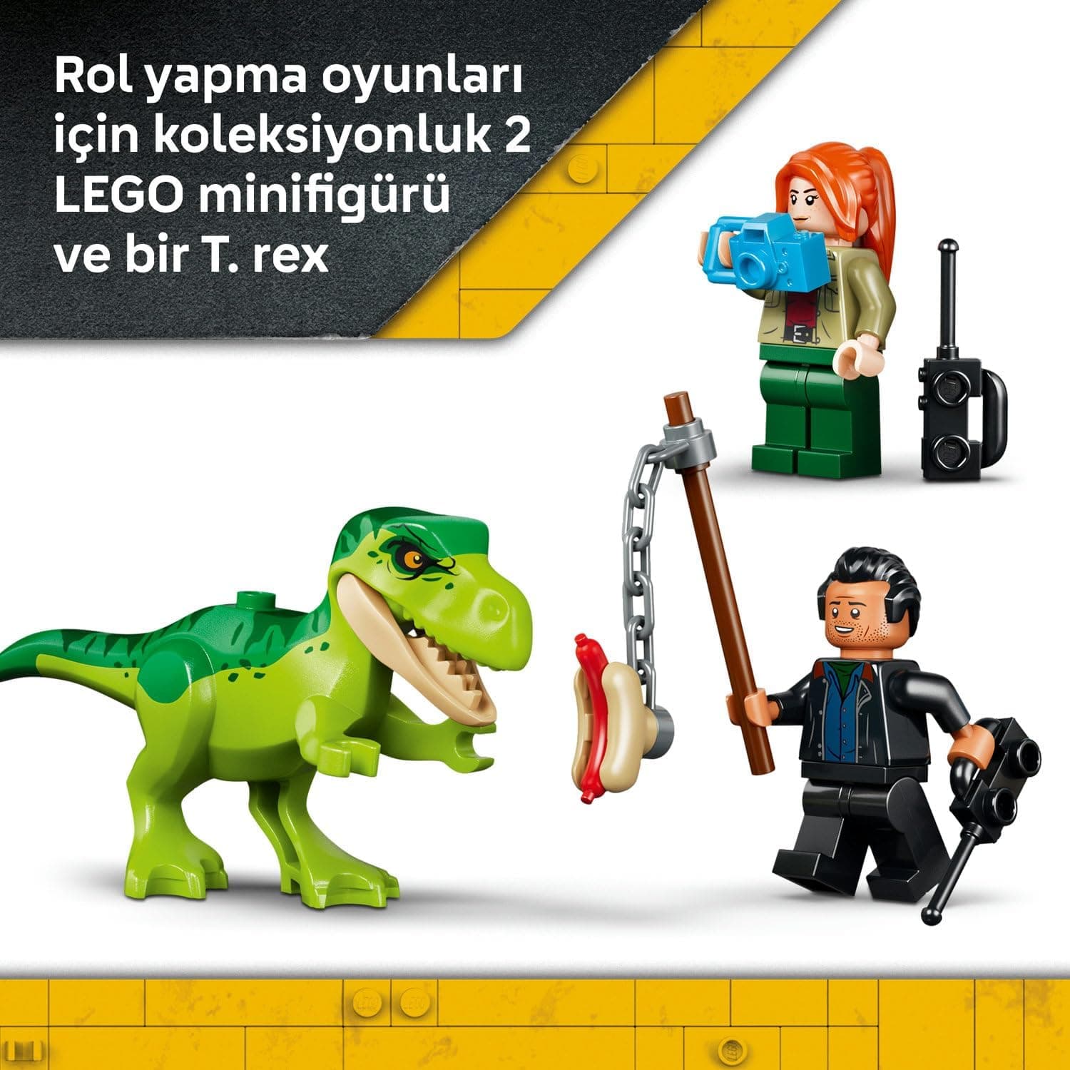 لگو Jurassic World کامیون حمل T. rex جوان مدل 77978 لگو Jurassic World کامیون حمل T. rex جوان مدل 77978