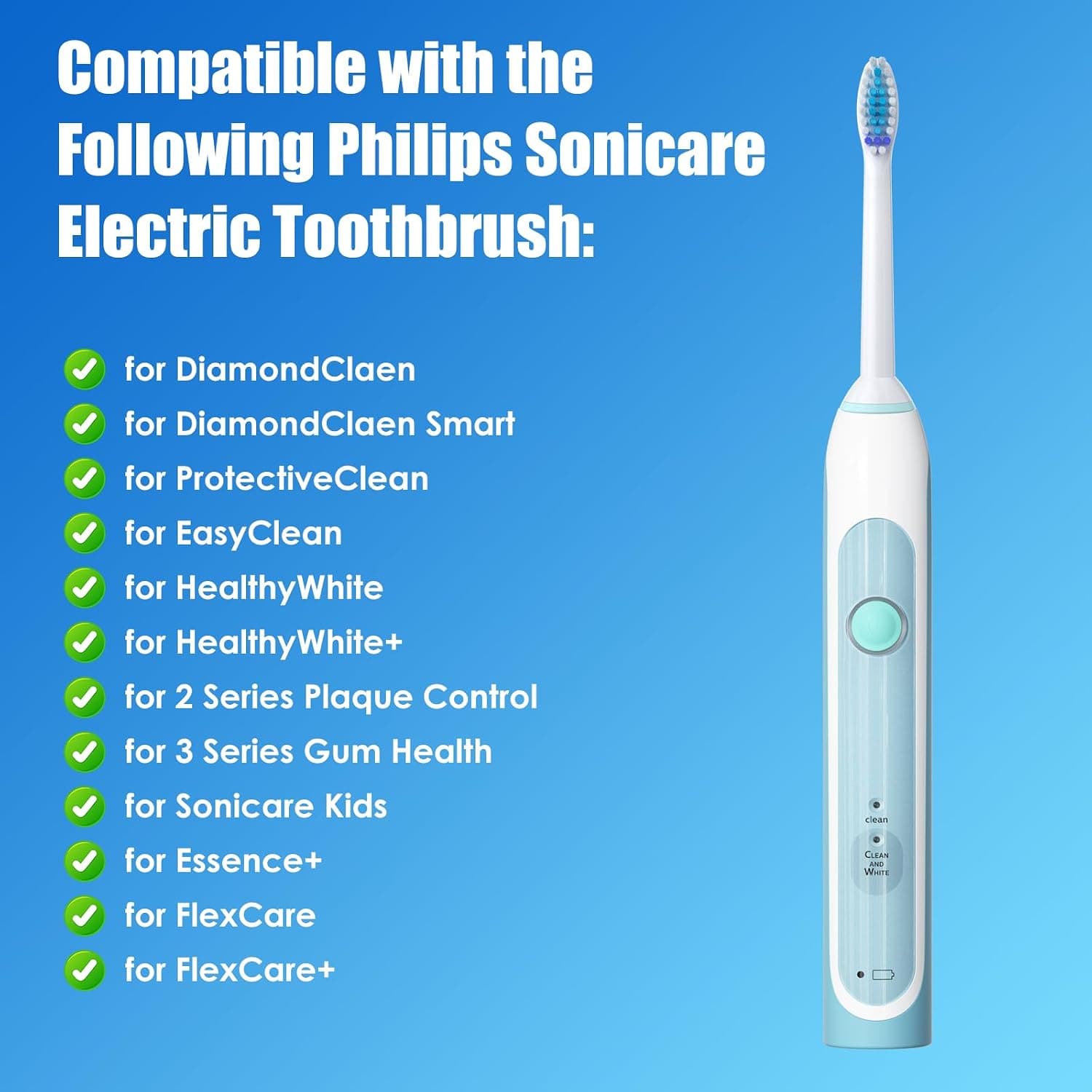 سری یدکی مسواک سازگار با Philips Sonicare برند Voguish سری یدکی مسواک سازگار با Philips Sonicare برند Voguish