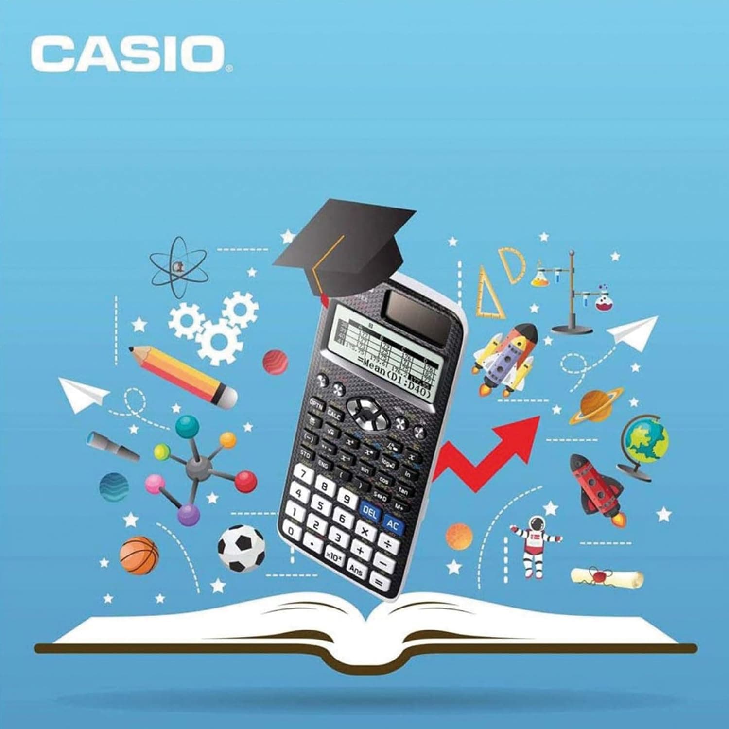 ماشینحساب علمی Casio ClassWiz با نمایشگر طبیعی مدل FX-991DE X ماشینحساب علمی Casio ClassWiz با نمایشگر طبیعی مدل FX-991DE X