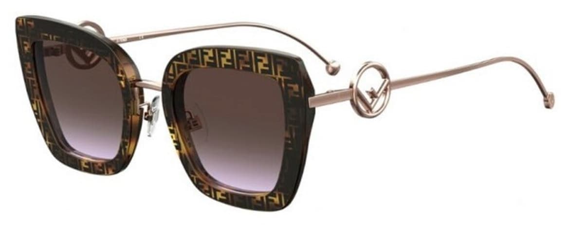 عینک آفتابی زنانه Fendi مدل Ff 0408 S 086 Qr 51 عینک آفتابی زنانه Fendi مدل Ff 0408 S 086 Qr 51