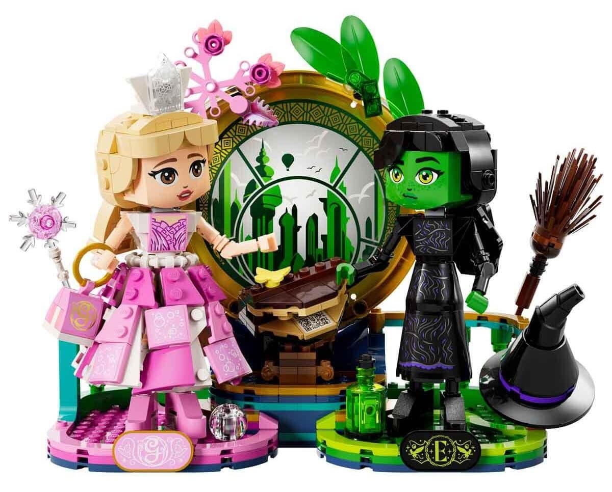 لگو Wicked با فیگورهای Elphaba و Glinda مدل 75682 با 558 قطعه لگو Wicked با فیگورهای Elphaba و Glinda مدل 75682 با 558 قطعه