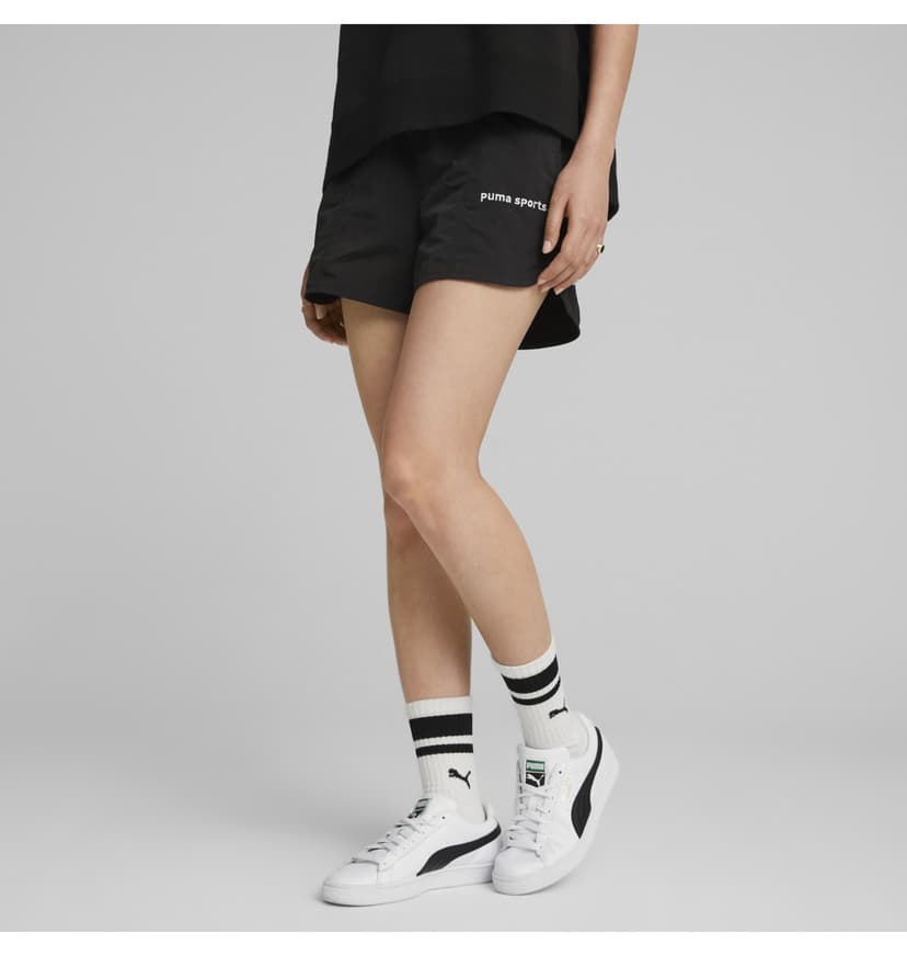 شورت زنانه Puma مدل TEAM رنگ مشکی شورت زنانه Puma مدل TEAM رنگ مشکی