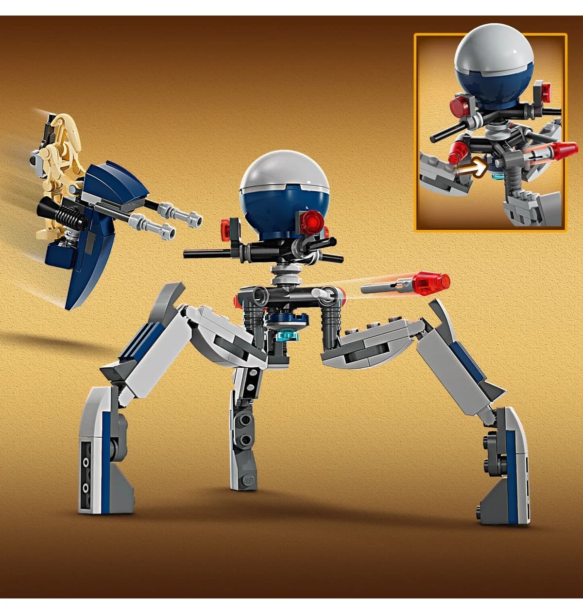 لگو Star Wars بسته نبرد Clone Trooper و Battle Droid مدل 75372 لگو Star Wars بسته نبرد Clone Trooper و Battle Droid مدل 75372