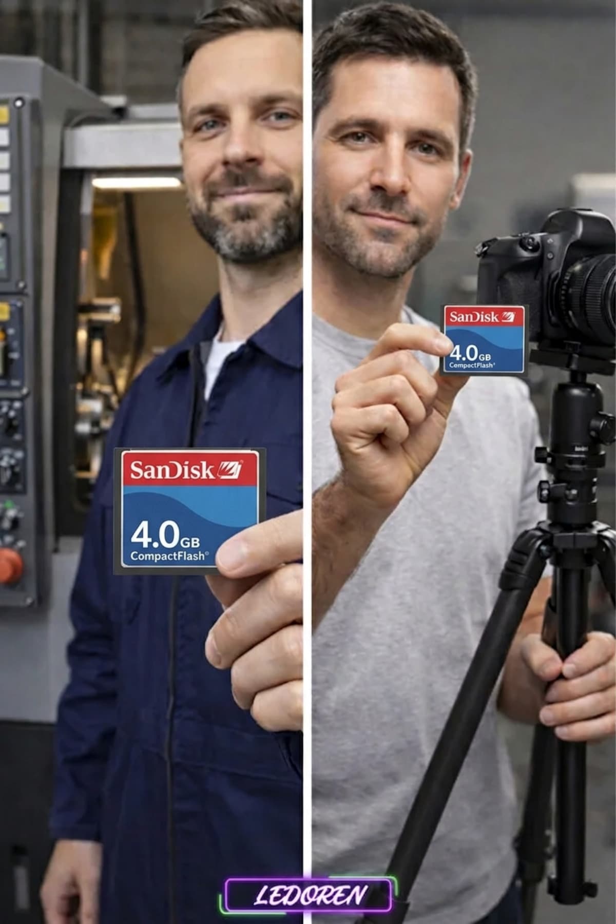 کارت حافظه Compact Flash CF چهار گیگابایتی Sandisk کارت حافظه Compact Flash CF چهار گیگابایتی Sandisk