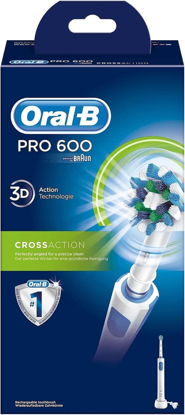 مسواک برقی Oral-B Cross Action مدل Power PRO 600 مسواک برقی Oral-B Cross Action مدل Power PRO 600
