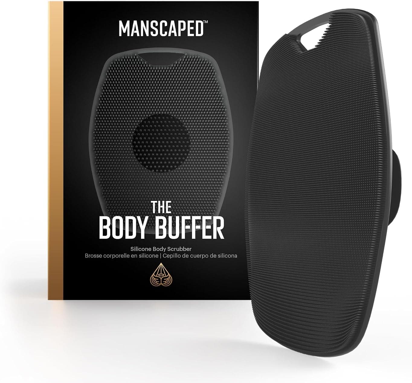 اسکرابر سیلیکونی بدن Manscaped مدل The Body Buffer دسته ارگونومیک ضدلغزش 1-Pack اسکرابر سیلیکونی بدن Manscaped مدل The Body Buffer دسته ارگونومیک ضدلغزش 1-Pack