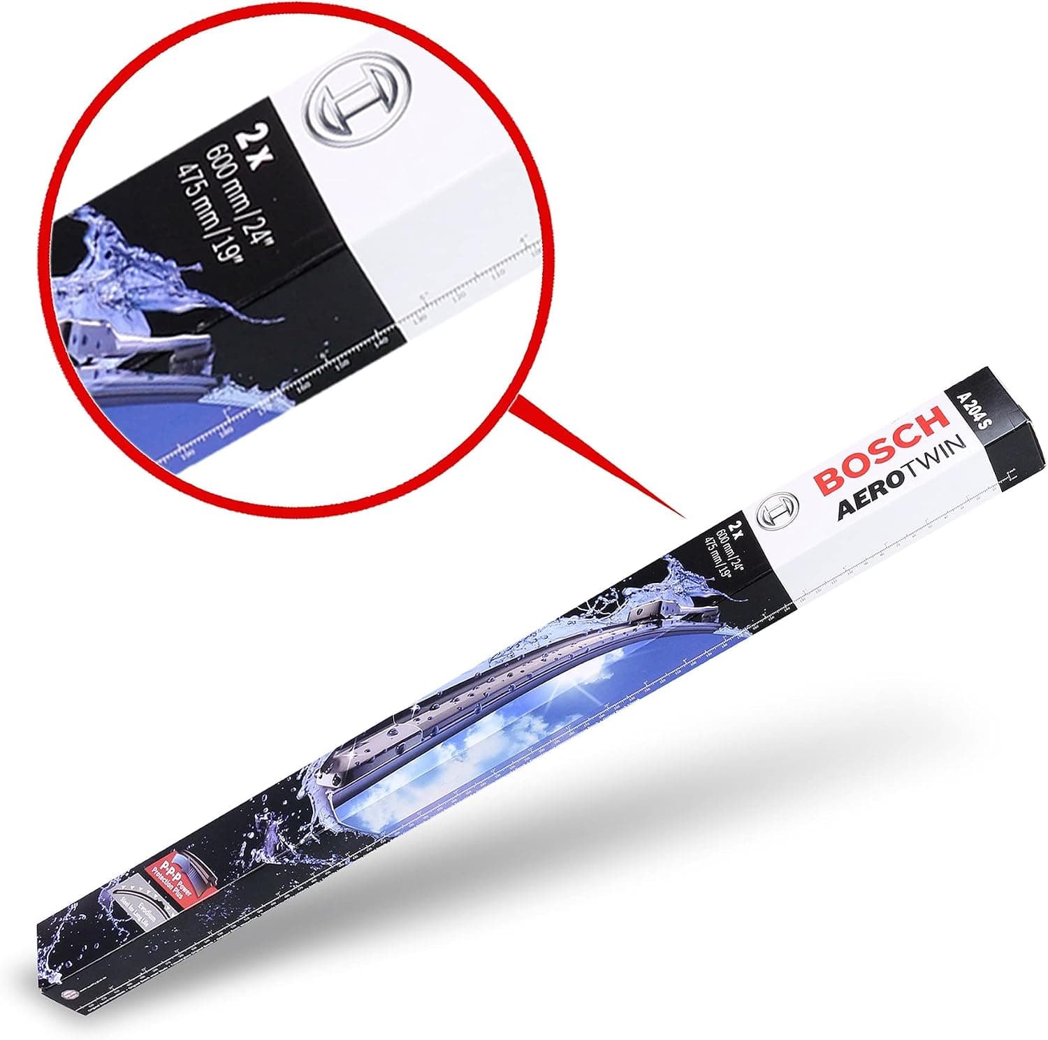 تیغه برفپاککن ست جلو Bosch Aerotwin مدل A204S سایز 600mm/475mm تیغه برفپاککن ست جلو Bosch Aerotwin مدل A204S سایز 600mm/475mm