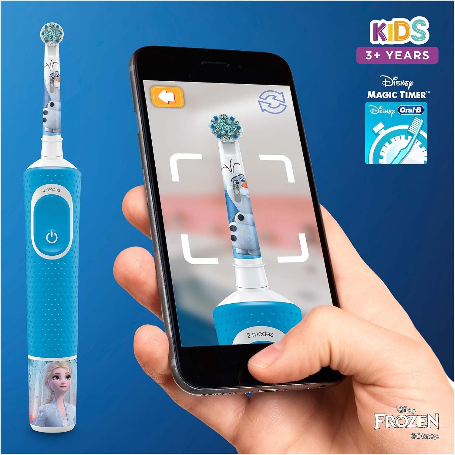 مسواک برقی کودک Oral-B Frozen مدل D100 بسته آغازین مسواک برقی کودک Oral-B Frozen مدل D100 بسته آغازین