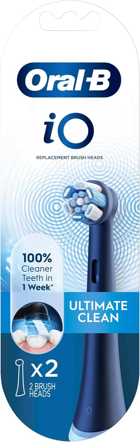 سری یدکی مسواک Oral-B iO Ultimate Clean سفید 2 عدد سری یدکی مسواک Oral-B iO Ultimate Clean سفید 2 عدد