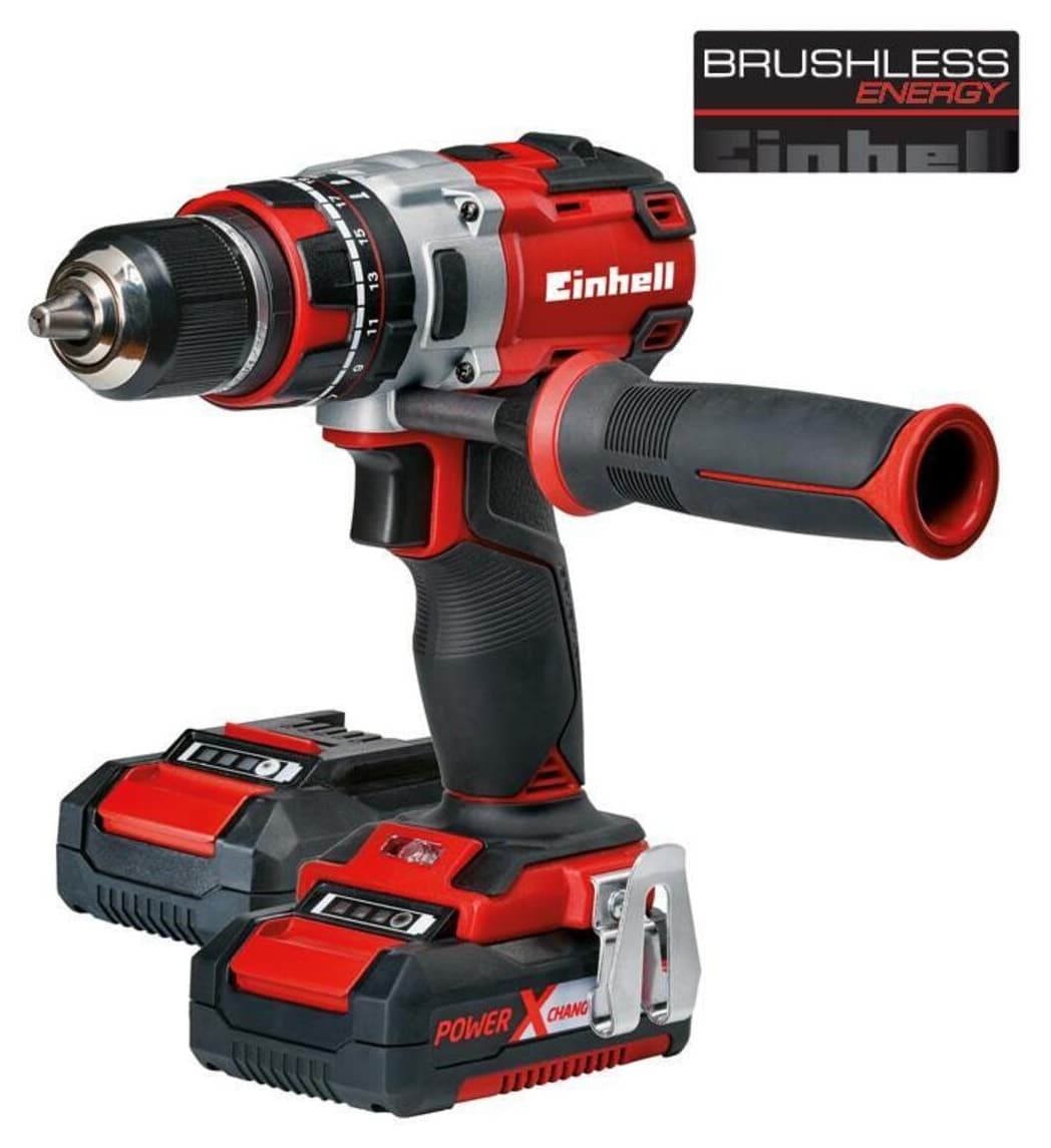 دریل چکشی شارژی Einhell بدون زغال 18V 2 Ah Li-ion مدل TE-CD 18 Li-i BL دریل چکشی شارژی Einhell بدون زغال 18V 2 Ah Li-ion مدل TE-CD 18 Li-i BL