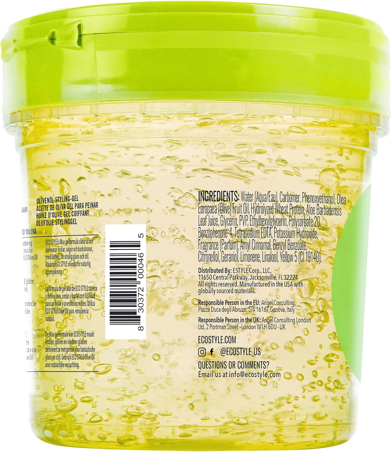 ژل حالتدهنده مو Eco Style Eco Styler با روغن زیتون 473 Ml ژل حالتدهنده مو Eco Style Eco Styler با روغن زیتون 473 Ml