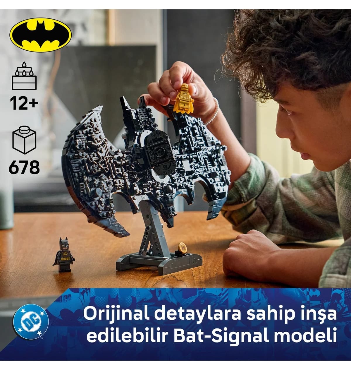 لگو DC Batman لوگوی بتمن 678 قطعه مدل 76330 لگو DC Batman لوگوی بتمن 678 قطعه مدل 76330