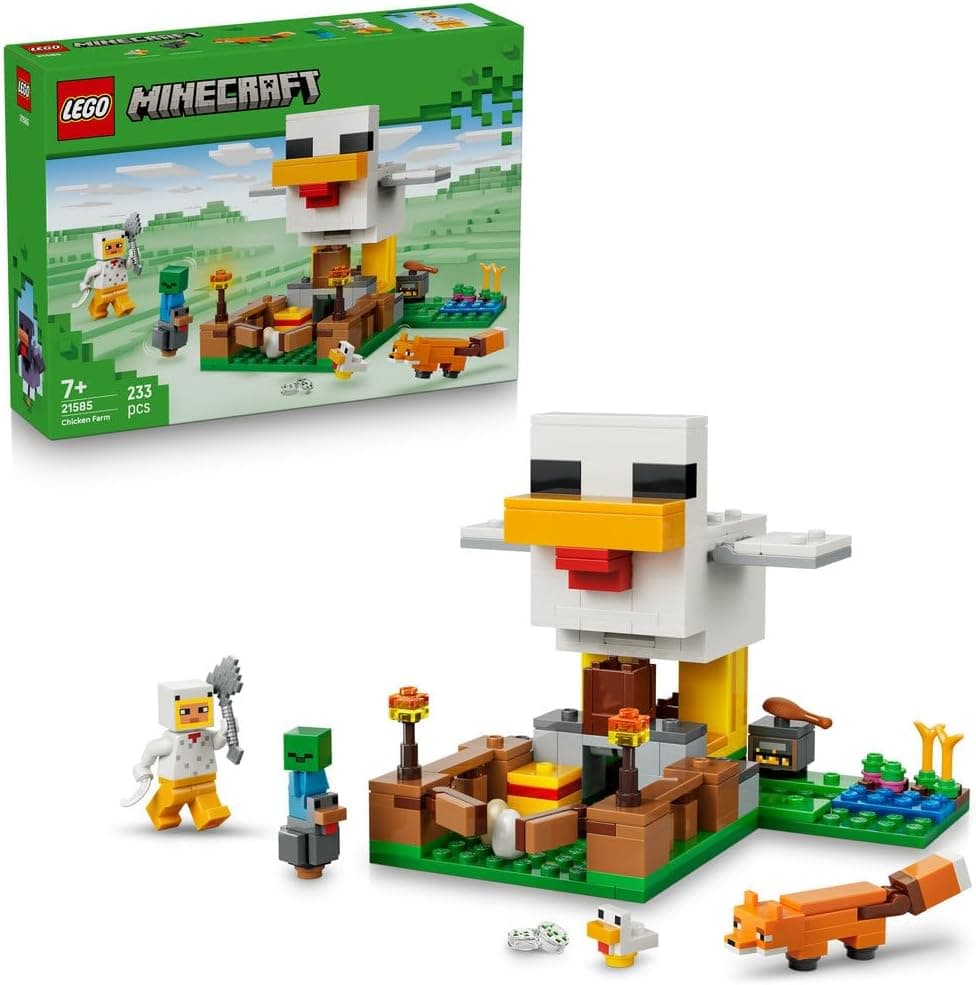 لگو Minecraft مدل Chicken Farm 21585 لگو Minecraft مدل Chicken Farm 21585