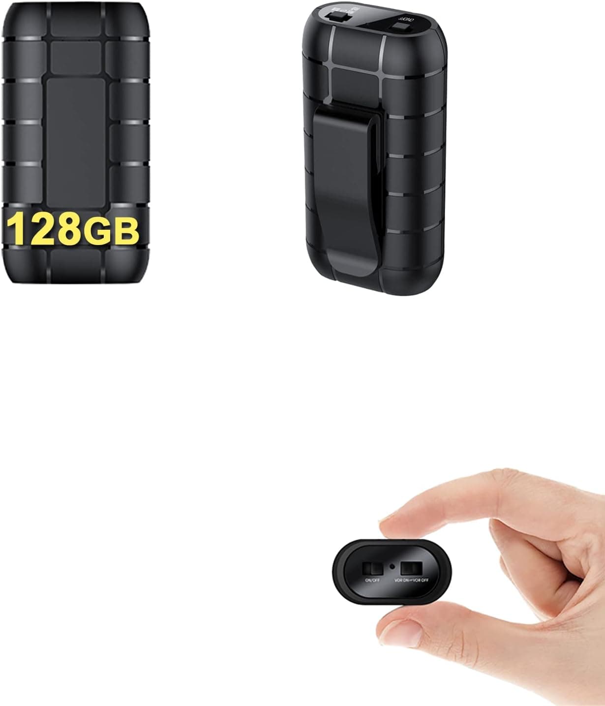 ضبطکننده صدای دیجیتال STTWUNAKE کوچک، مغناطیسی با فعالسازی صوتی، 128G، باتری 12 روزه، ظرفیت ضبط 2000 ساعت ضبطکننده صدای دیجیتال STTWUNAKE کوچک، مغناطیسی با فعالسازی صوتی، 128G، باتری 12 روزه، ظرفیت ضبط 2000 ساعت