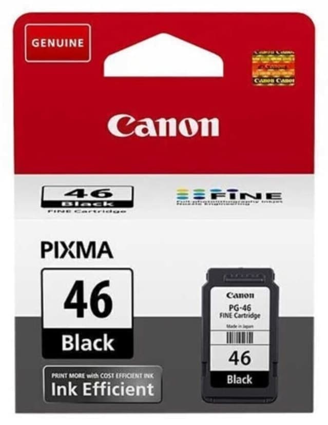 کارتریج جوهر Canon سیاه اورجینال مدل PG-46 9059B001AA کارتریج جوهر Canon سیاه اورجینال مدل PG-46 9059B001AA