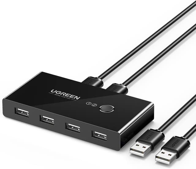 آداپتور سوییچ اشتراکگذاری USB چهارپورت برای کامپیوتر UGREEN آداپتور سوییچ اشتراکگذاری USB چهارپورت برای کامپیوتر UGREEN