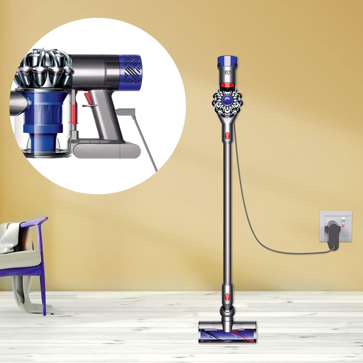شارژر باتری Qurzou 26.1V مناسب Dyson V6 V7 V8 SV03 SV04 DC58 DC59 شارژر باتری Qurzou 26.1V مناسب Dyson V6 V7 V8 SV03 SV04 DC58 DC59