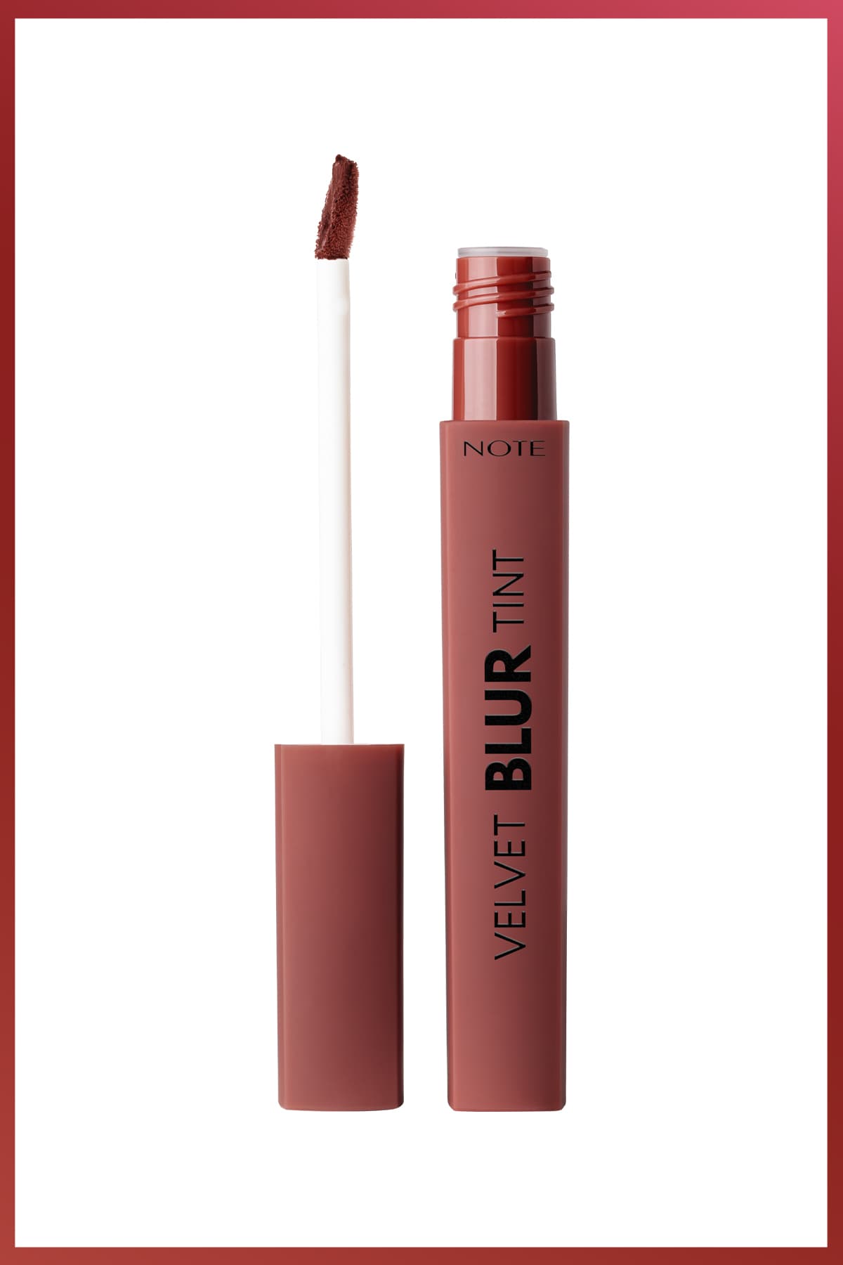 رژ لب مات مرطوبکننده Note Cosmetics قرمز با جلوه مخملی Velvet Blur Tint مدل 06 Terra Flame رژ لب مات مرطوبکننده Note Cosmetics قرمز با جلوه مخملی Velvet Blur Tint مدل 06 Terra Flame