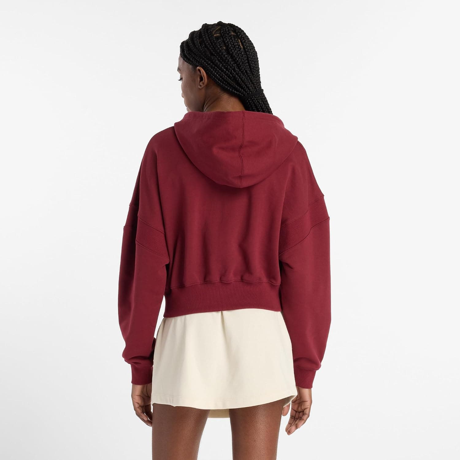 سویشرت دورس فرانسوی New Balance زرشکی مدل WJ51506-MHB سویشرت دورس فرانسوی New Balance زرشکی مدل WJ51506-MHB