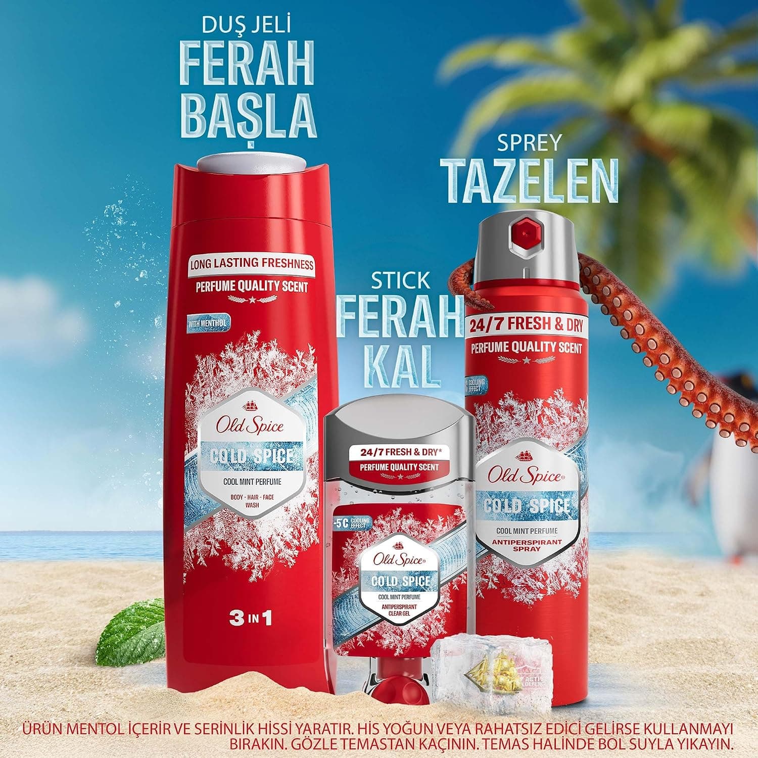 ژل دوش سهکاره Old Spice Cold Spice 400 Mililitre ژل دوش سهکاره Old Spice Cold Spice 400 Mililitre