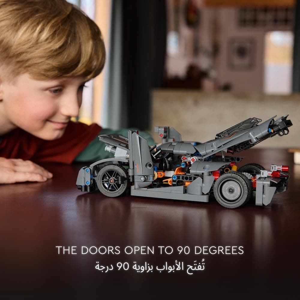 لگو Technic ابرخودرو Koenigsegg Jesko Absolut خاکستری مدل 42173 لگو Technic ابرخودرو Koenigsegg Jesko Absolut خاکستری مدل 42173