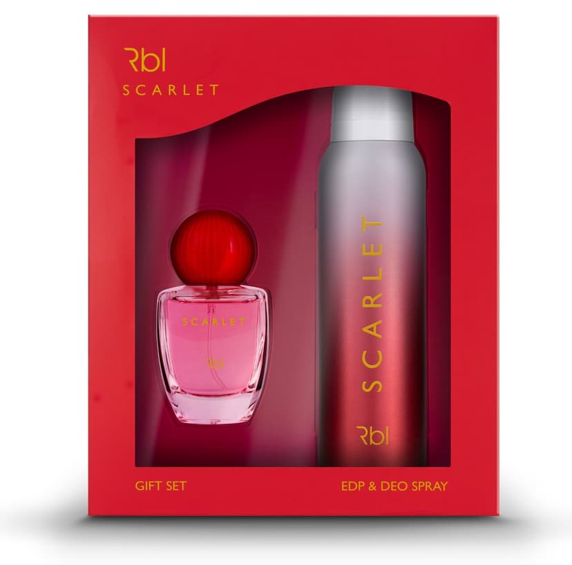 عطر زنانه Rebul ست Scarlet 50 ml به همراه اسپری دئودورانت 150ml عطر زنانه Rebul ست Scarlet 50 ml به همراه اسپری دئودورانت 150ml