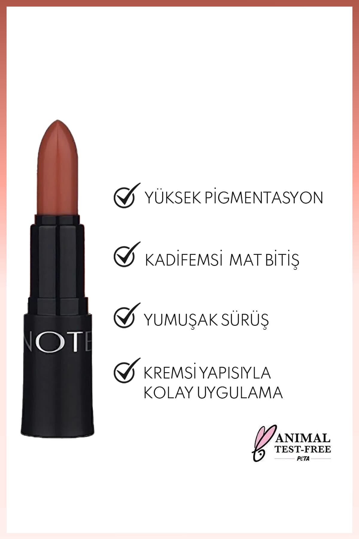 رژ لب Note Cosmetics Mattemoist مات مدل 302 Mirage نود تیره رژ لب Note Cosmetics Mattemoist مات مدل 302 Mirage نود تیره