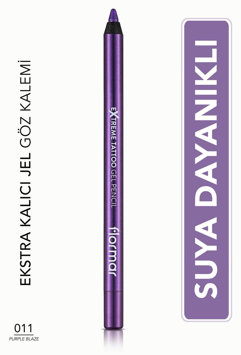 مداد چشم Flormar براق و بادوام مدل Extreme Tattoo Gel Pencil 011 Purple Blaze مداد چشم Flormar براق و بادوام مدل Extreme Tattoo Gel Pencil 011 Purple Blaze