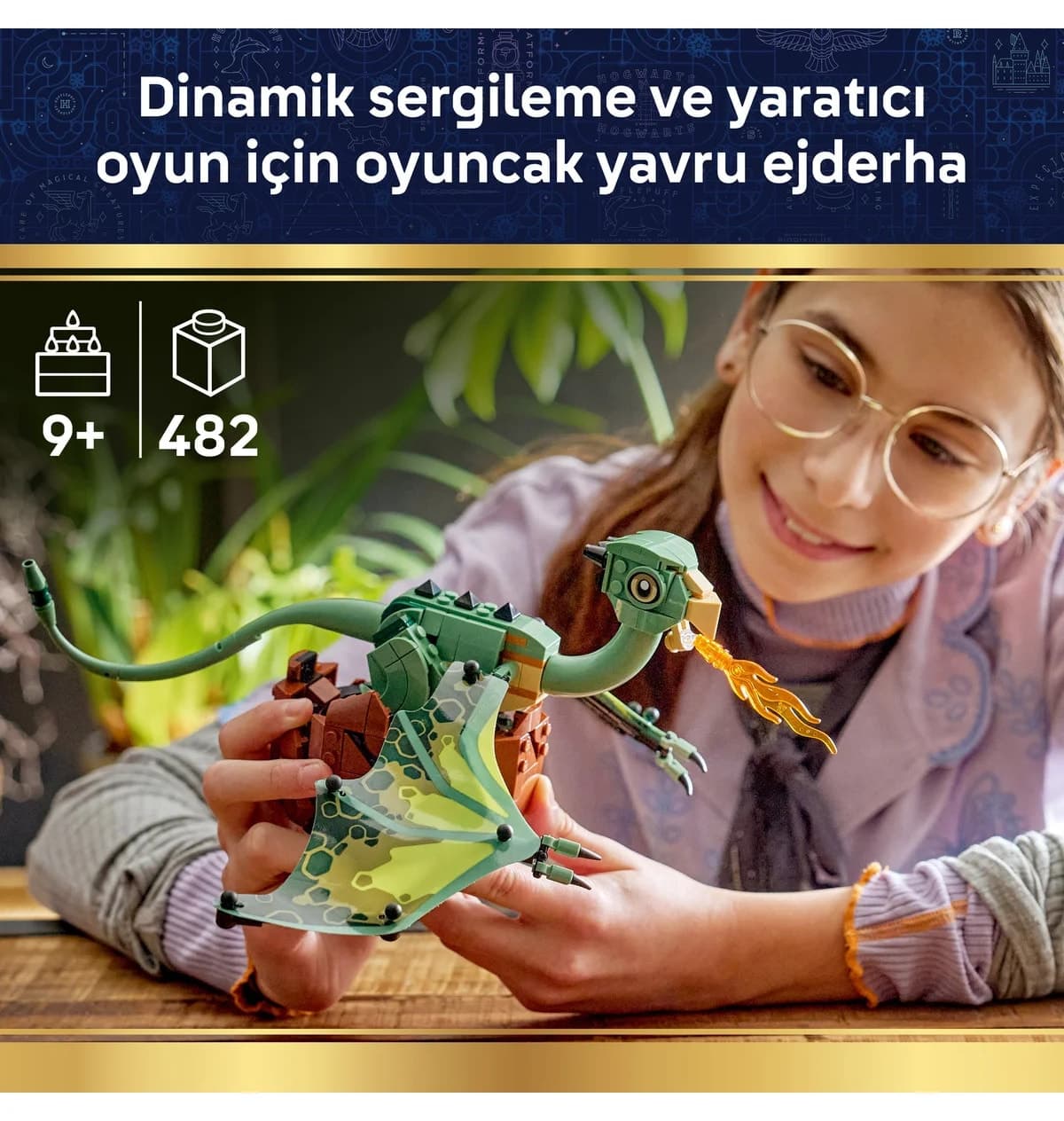 لگو Harry Potter نوربرت بچه اژدهای Hagrid مدل 76477 لگو Harry Potter نوربرت بچه اژدهای Hagrid مدل 76477