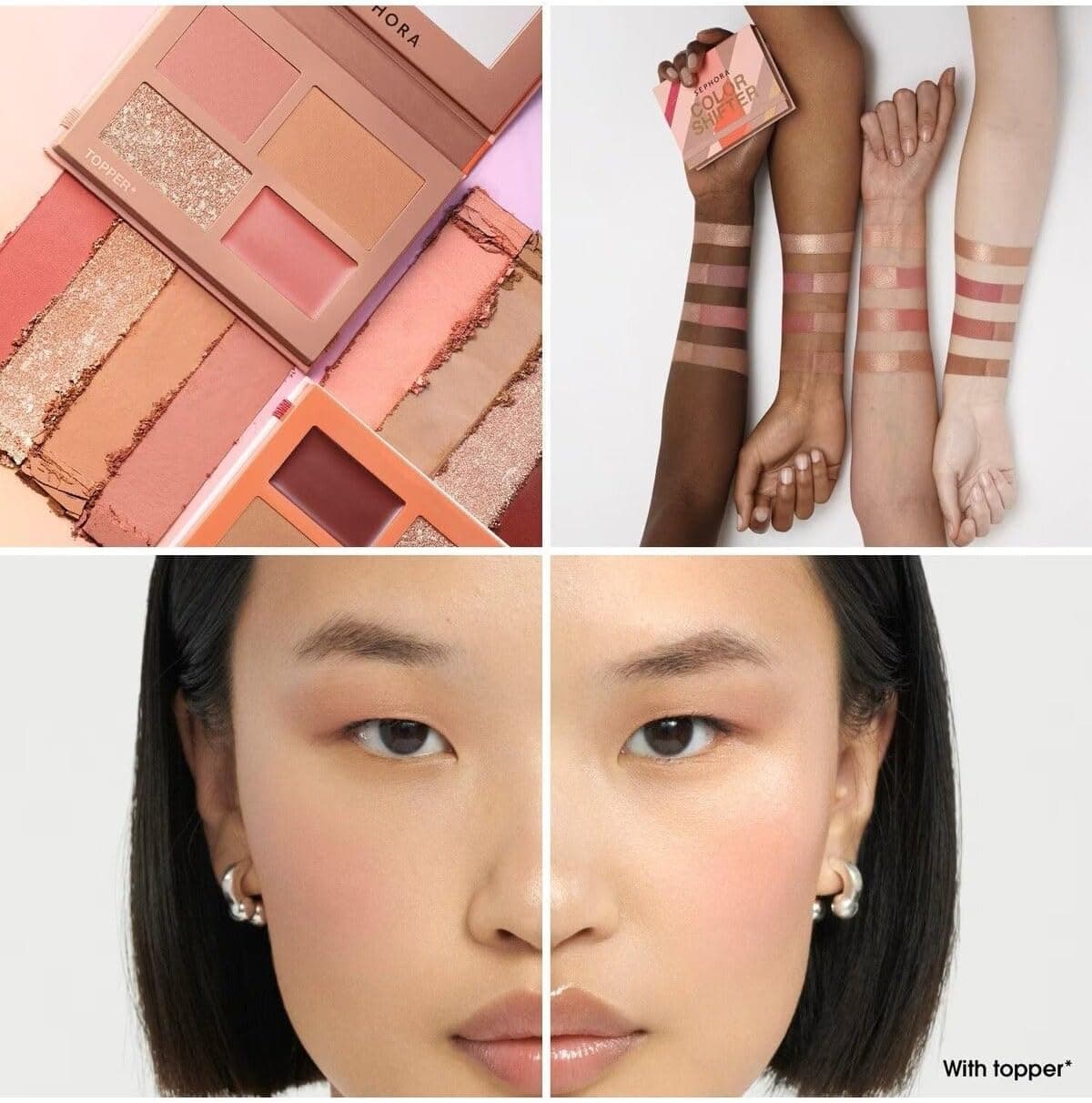 پالت صورت مات، براق و اکلیلی با رنگدانه غلیظ Sephora مدل Color Shifter 12G پالت صورت مات، براق و اکلیلی با رنگدانه غلیظ Sephora مدل Color Shifter 12G